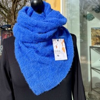 Chess scarf. Ligth and airy silk alpaca. Choose colour